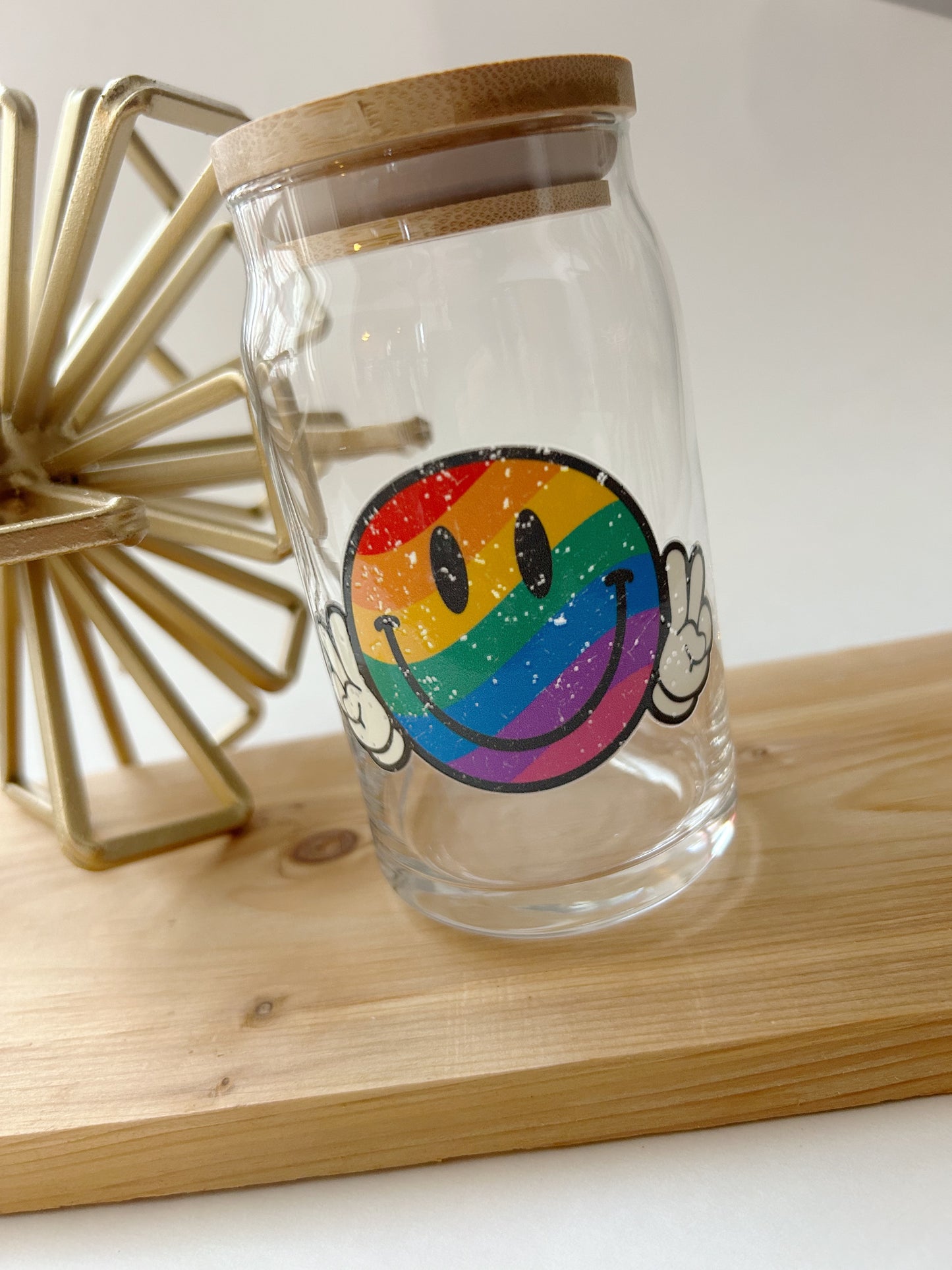 RAINBOW SMILEY // GLASSWARE