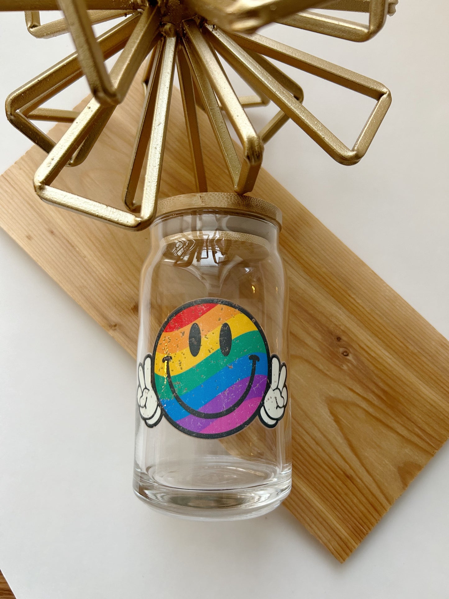 RAINBOW SMILEY // GLASSWARE