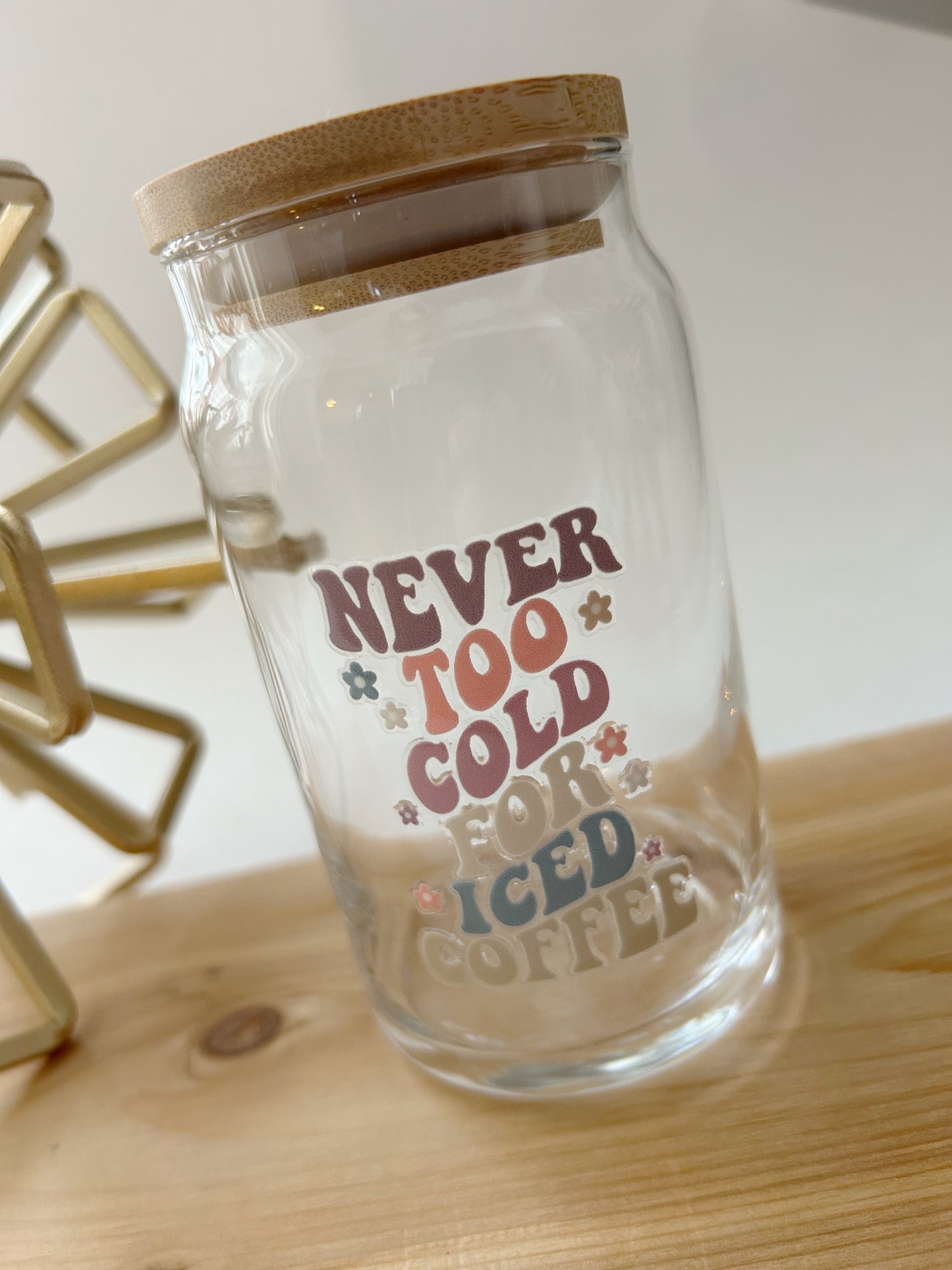 NEVER TOO COLD FOR ICED COFFEE // GLASSWARE