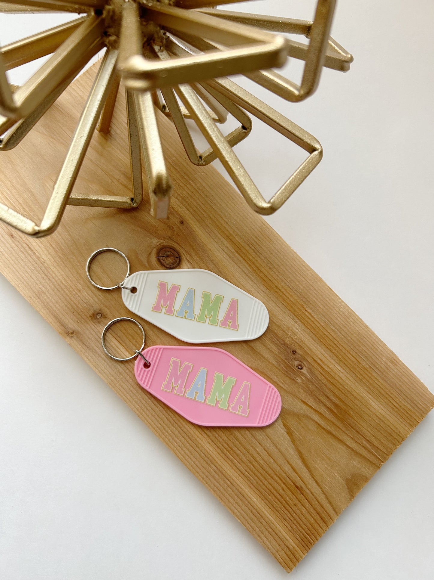 COLORFUL MAMA // MOTEL KEYCHAINS