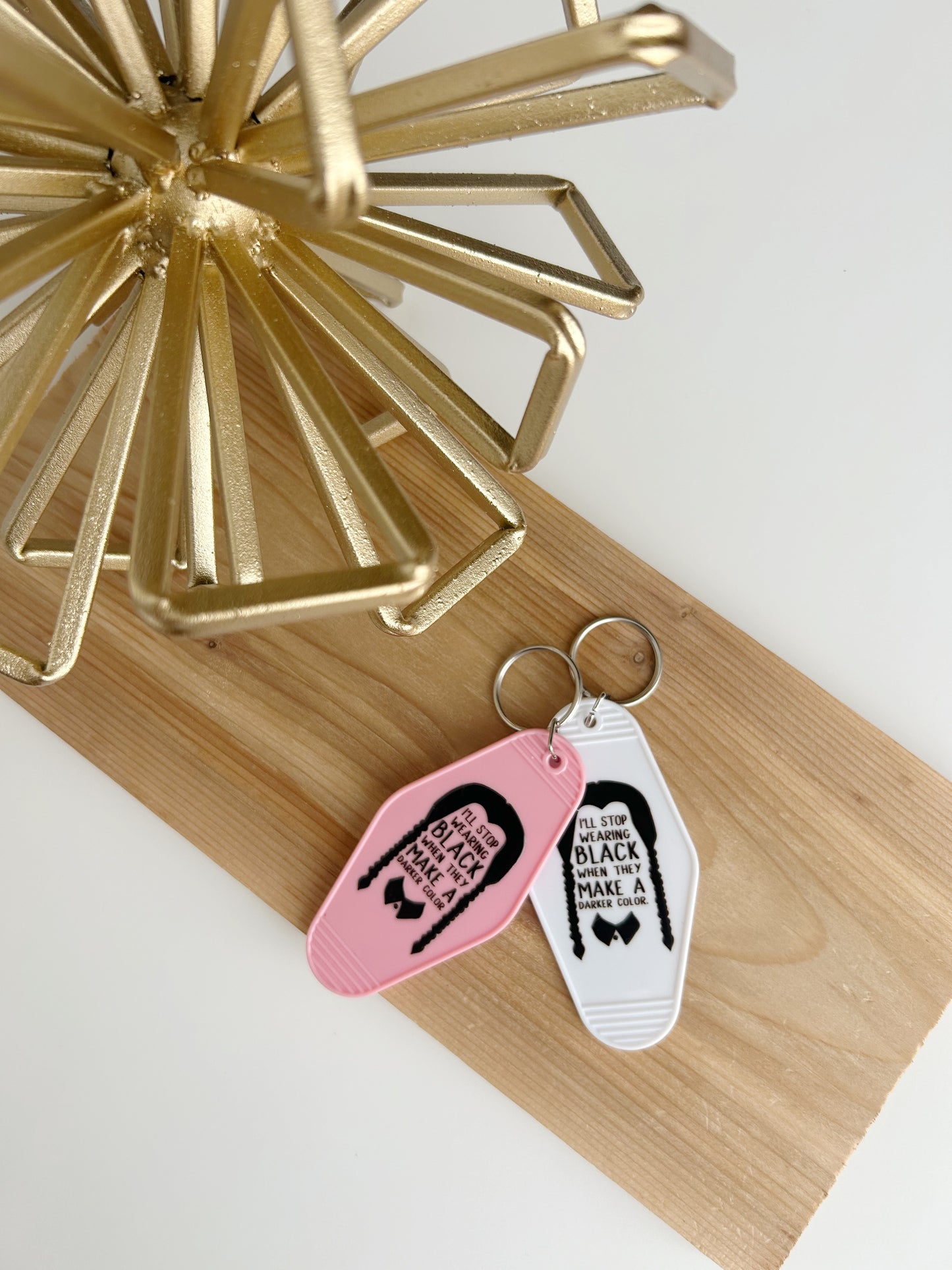 WEDNESDAY // MOTEL KEYCHAINS