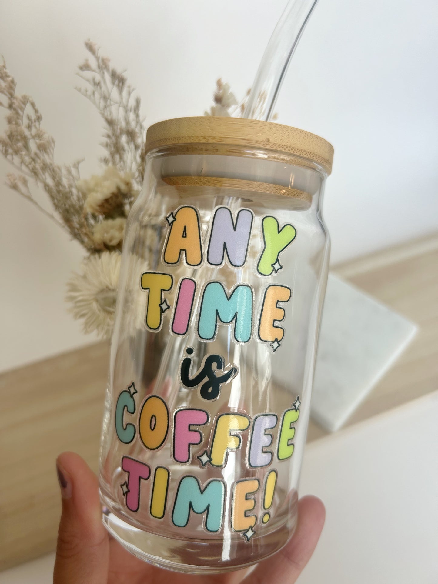 ANYTIME IS COFFEE TIME // GLASSWARE