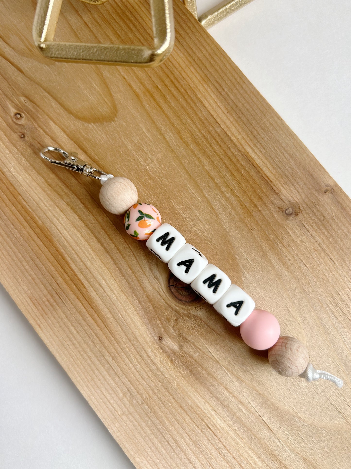 PEACHY MAMA // KEYCHAINS