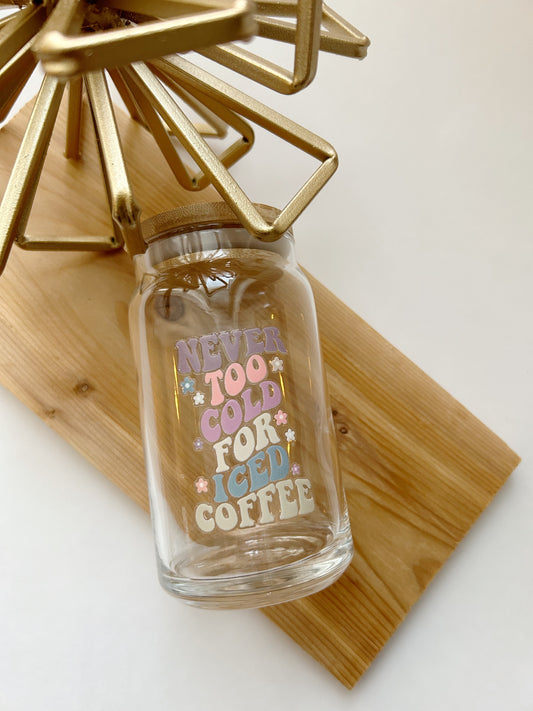 NEVER TOO COLD FOR ICED COFFEE // GLASSWARE