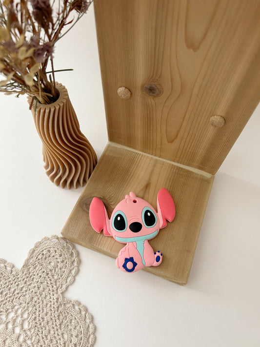 PINK STITCH // SILICONE TEETHER