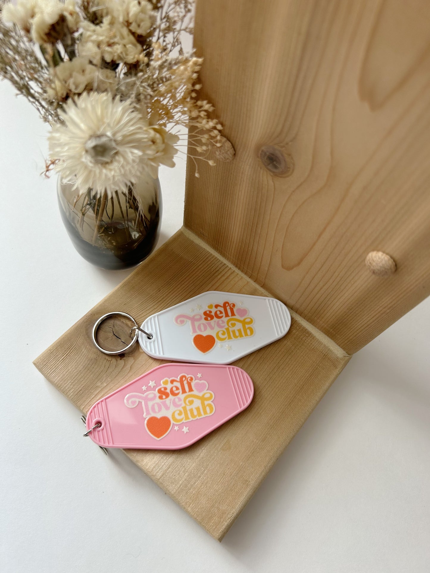 SELF LOVE CLUB // MOTEL KEYCHAINS