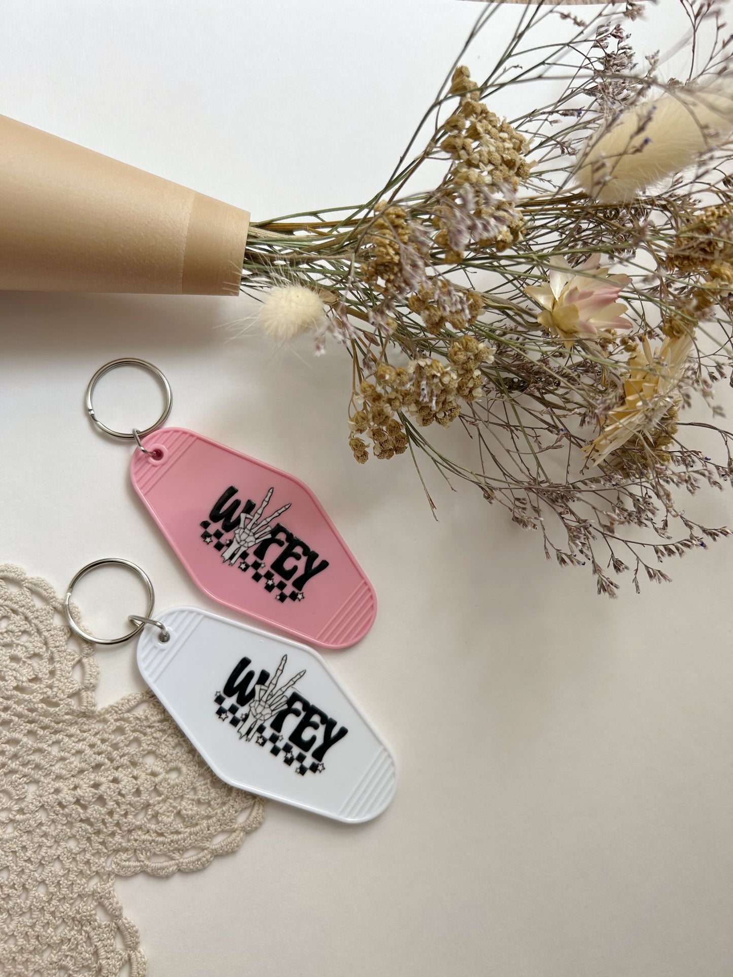 WIFEY // MOTEL KEYCHAINS